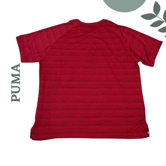 🛍️3/$40 PUMA Performance Tee Red Heathered Athletic Fit – Size XXL - Picture 2 of 4
